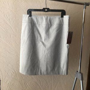 212 Collection Light Gray Pencil Skirt